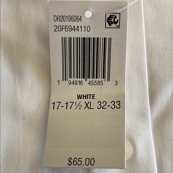 Van Heusen White Men's Shirt - Picture 5 of 5